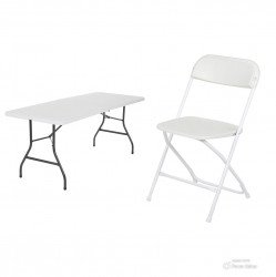 6ft Table & Chair set